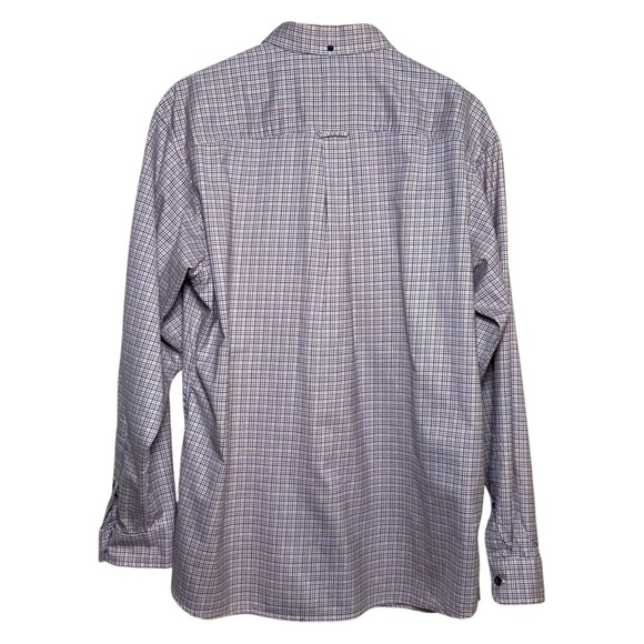 Bob Timberlake Purple White and Gold Long Sleeve Button Down, L - Picture 3 of 8
